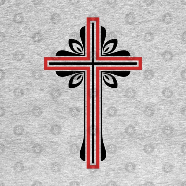 Cross of the Lord and Savior Jesus Christ, a symbol of crucifixion and salvation. by Reformer